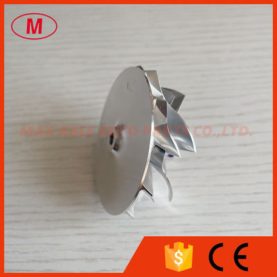 K04 reverse 46.39/56.08mm 6+6 blades high performance aluminum 2618/millining /billet compressor wheel for turbo