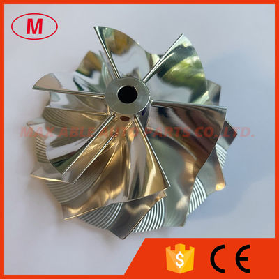 B03G reverse 6+6 blades 57.00/71.00mm high performance turbo milling/aluminum 2618/billet compressor wheel