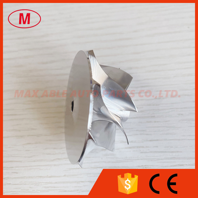 GT15-25 39.00/49.00mm 8+0 blades reverse high performance turbocharger milling/aluminum 2618/billet compressor wheel