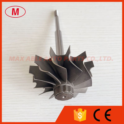 HX40 64X76mm 12 blades turbo wheel/ turbine shaft&wheel journal bearing