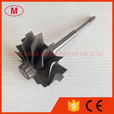 HX40 64X76mm 12 blades turbo wheel/ turbine shaft&wheel journal bearing