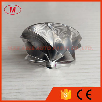 RHF5HB 49.62/61.98mm 11+0 blades high performance Turbo milling/aluminum 2618/billet compressor wheel for VF22 upgrade