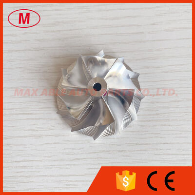 TD03 reverse 36.50/48.00mm 6+6 blades Turbo milling/aluminum 2618/billet compressor wheel