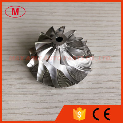K04 34.53/50.96mm 11+0 blades 5304-123-2032 Turbo milling/aluminum 2618/billet compressor wheel for 5303-970-0048 530397
