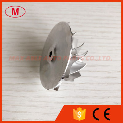 K04 34.53/50.96mm 11+0 blades 5304-123-2032 Turbo milling/aluminum 2618/billet compressor wheel for 5303-970-0048 530397