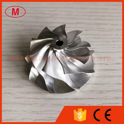 K04 41.00/50.96mm 5304-123-2036 9+0 blades Point milling performane billet compressor wheel for 5303-970-0086/0087/010