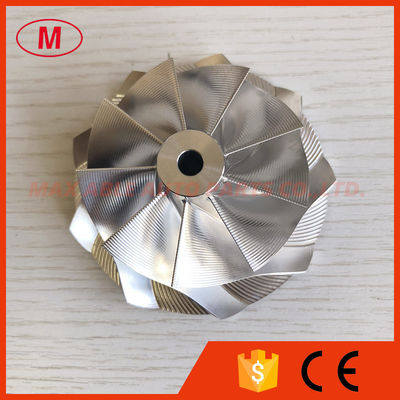 GTX3076 GEN ll point milling 58.23/76.43mm 9+0 blades bore:6.00 turbo milling/aluminum 2618/billet compressor wheel