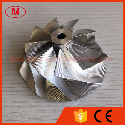 GTX3076 GEN ll point milling 58.23/76.43mm 9+0 blades bore:6.00 turbo milling/aluminum 2618/billet compressor wheel