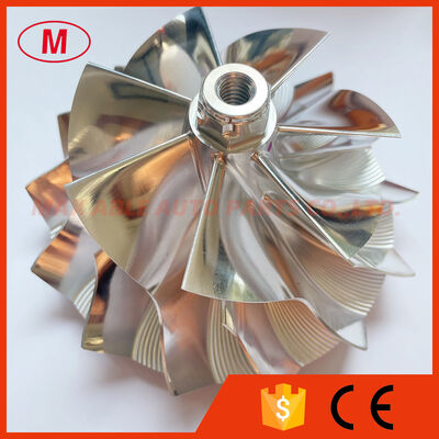 GT47 90.00/120.00mm 7+7 Blades high performance Turbocharger Milling/aluminum 2618/billet Compressor Wheel