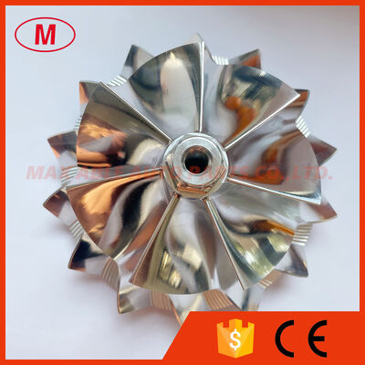 GT47 90.00/120.00mm 7+7 Blades high performance Turbocharger Milling/aluminum 2618/billet Compressor Wheel