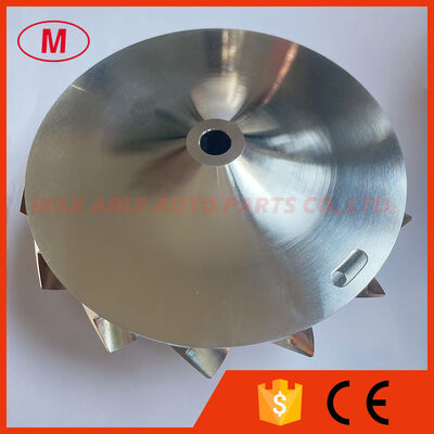 GT47 90.00/120.00mm 7+7 Blades high performance Turbocharger Milling/aluminum 2618/billet Compressor Wheel