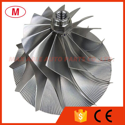 GTX5533R GENII 88.55/133.30mm 13+0 blades Point Milling, Sharp Trailing Edge milling/billet compressor wheel for 851285-5002S/769210-0050