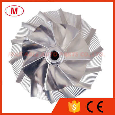 GT5533 88.00/133.37mm 7+7blades turbo milling/aluminum 2618/billet compressor wheel Nose diameter:23.45mm