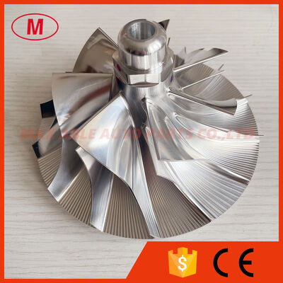 UTV9406 97.90/141.31mm 7+7 blades 451883-0008/211391T/211896/214007 turbo billet/milling/aluminum 2618 compressor wheel for 701100-0007/701100-0009/452670-0008 Waukesha Industrial L7042GL (211391T)