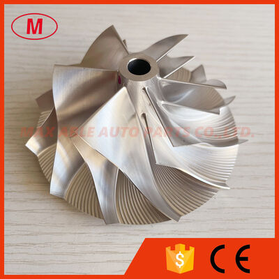 T61 6+6 blades 62.80/88.00mm high performance turbocharger milling/aluminum 2618/billet compressor wheel for racing