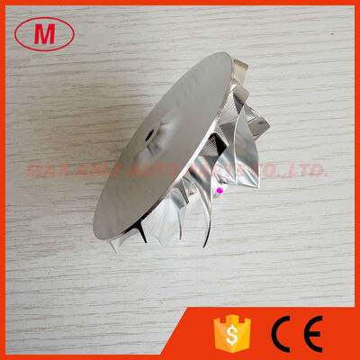 K04 53.00/68.00mm 7+7 blades reverse turbo milling/aluminum 2618 /billet compressor wheel