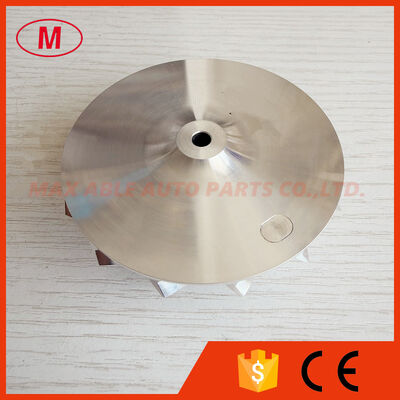 K04 53.00/68.00mm 7+7 blades forward turbo milling/aluminum 2618/billet compressor wheel