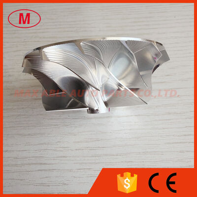 K04 53.00/68.00mm 7+7 blades forward turbo milling/aluminum 2618/billet compressor wheel