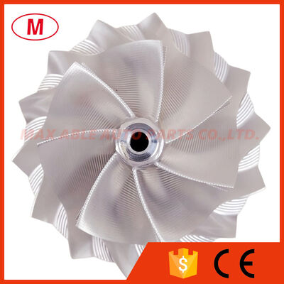 GTX4202 6418-4 75.83/102.75mm 7+7blades high performance point milling turbocharger milling/aluminum 2618/billet compressor wheel