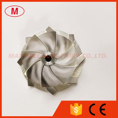 GTX3071 GEN ll 8+0 blades 54.06/71.40mm point milling performance milling/billet compressor wheel for 856801-0006/0005