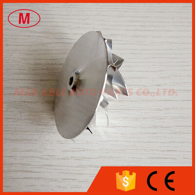 K04 reverse 5306-123-2035 41.65/56.08mm 6+6 blades high performance turbocharger milling/aluminum 2618 /billet compressor wheel