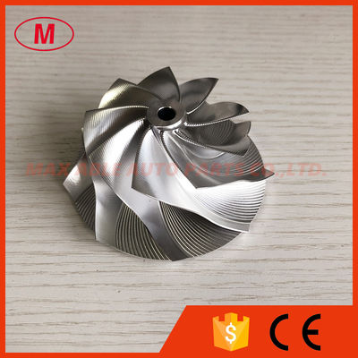 GTX3076 GEN ll 58.23/76.43mm point milling 9+0 blades bore:6.00 air curve Performance turbo billet compressor wheel