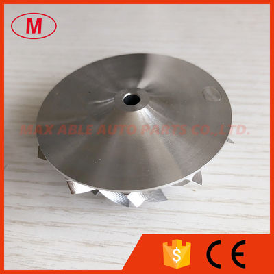 GT15-25 44.39/60.01mm 784369-0002 11+0Blades Point milling snake performance billet compressor wheel for 758351-0005