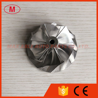 GT3037 reverse 6+6 blades 57.04/76.13mm bore:5.99mm turbo milling/Aluminum 2618/billet compressor wheel