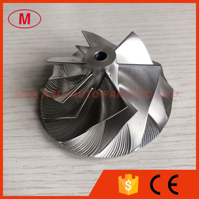 GT3037 reverse 6+6 blades 57.04/76.13mm bore:5.99mm turbo milling/Aluminum 2618/billet compressor wheel