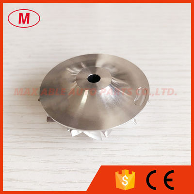 GT14 737683-0003 31.09/44.01mm 6+6 blades turbo billet/milling  /aluminum 2618 compressor wheel for 750030-0002/753420-0