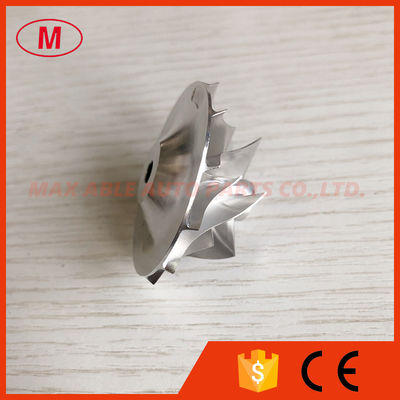 GT14 737683-0003 31.09/44.01mm 6+6 blades turbo billet/milling  /aluminum 2618 compressor wheel for 750030-0002/753420-0