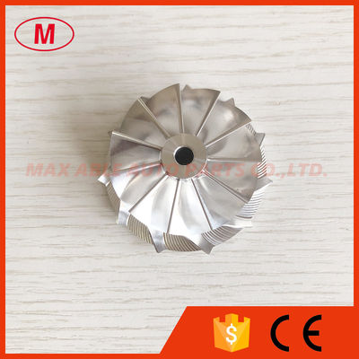 TF035 41.50/51.00mm 11+0 blades high performance turbo billet/milling/aluminum 2618 compressor wheel