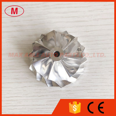 TD04 42.55/53.19mm 7+7 blades turbo milling/aluminum 2618/billet compressor wheel