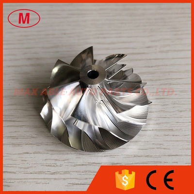 TD04 42.55/53.19mm 7+7 blades turbo milling/aluminum 2618/billet compressor wheel