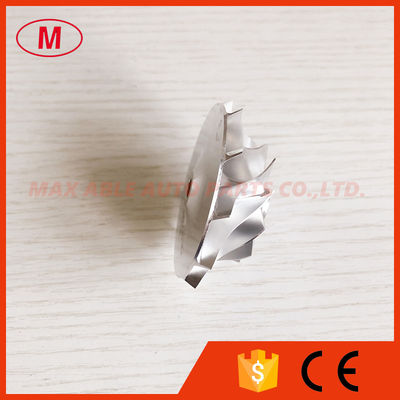 T25 446335-0009 38.10/53.97mm 11+0 blades turbo Billet/milling/aluminum 2618 compressor wheel for 452055-0004/8