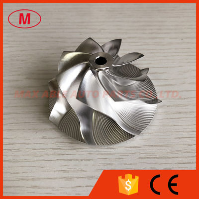 GTX2867R GEN ll 49.63/67.40mm 8+0 blades point milling,air curve performance turbo milling/billet compressor wheel