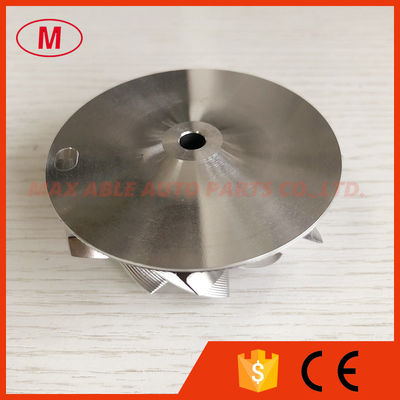 GTX2867R GEN ll 49.63/67.40mm 8+0 blades point milling,air curve performance turbo milling/billet compressor wheel