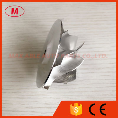 GTX2867R GEN ll 49.63/67.40mm 8+0 blades point milling,air curve performance turbo milling/billet compressor wheel