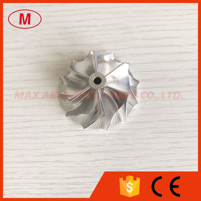 TD03 10T reverse 35.57/46.00mm 6+6 blades high performance turbo milling/aluminum 2618/billet compressor wheel