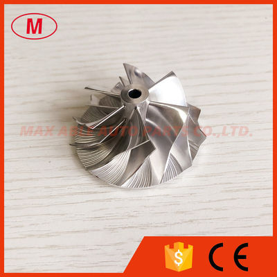 TD03 10T reverse 35.57/46.00mm 6+6 blades high performance turbo milling/aluminum 2618/billet compressor wheel