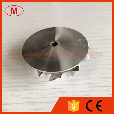 TD03 10T reverse 35.57/46.00mm 6+6 blades high performance turbo milling/aluminum 2618/billet compressor wheel