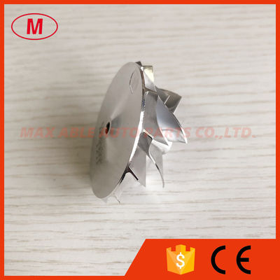 TD03 10T reverse 35.57/46.00mm 6+6 blades high performance turbo milling/aluminum 2618/billet compressor wheel
