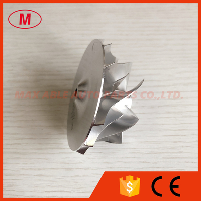 GT15-25 49.15/63.00mm 7+7 blades high performance turbo milling/aluminum 2618/billet compressor wheel