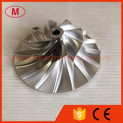 supercharger reverse 76.00/133.40mm 8+8 blades turbo milling/aluminum 2618/billet compressor wheel