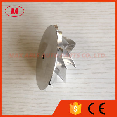 TD04HL reverse 51.00/67.00mm 6+6 blades turbo Turbocharger milling/aluminum 2618/billet compressor wheel