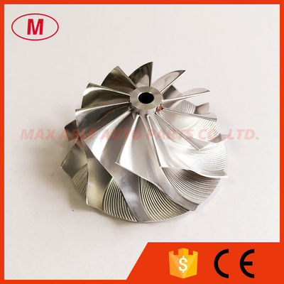 K04 43.30/56.08mm 11+0 blades high performance billet/milling/aluminum 2618 compressor wheel
