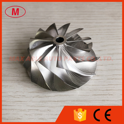 T25 445436-0007 47.19/60.13mm 11+0 blades high performance turbo milling/aluminum 2618/billet compressor wheel