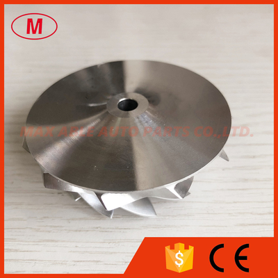 T25 445436-0007 47.19/60.13mm 11+0 blades high performance turbo milling/aluminum 2618/billet compressor wheel