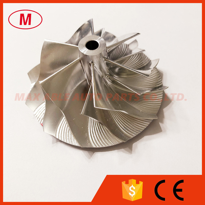 K16 51.00/66.56mm 6+6 blades turbo milling/aluminum 2618/billet compressor wheel