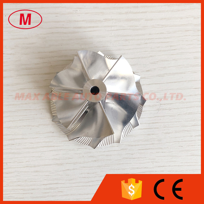B03G reverse 6+6 blades 57.00/68.00mm high performance turbo milling/aluminum 2618/Billet compressor wheel